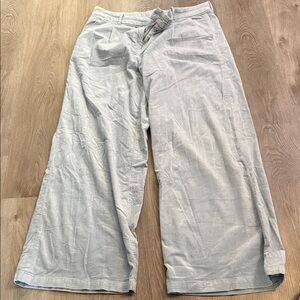 American Eagle Outfitters Light Gray Corduroy Pants